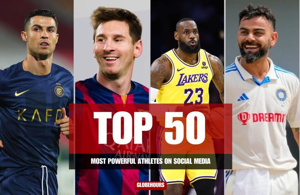 Most Powerful Athletes on Social Media